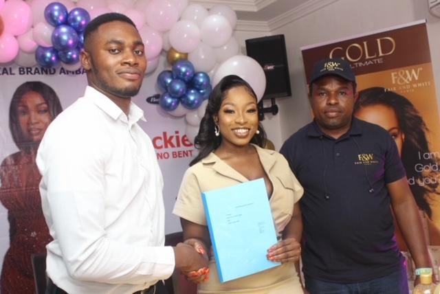 Ex-BBNaija housemate, Jackie B, is new “Fair and White” brand ambassador